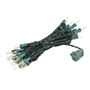Picture of 35 Light 17' Long Green Wire Christmas Mini Lights