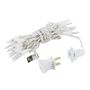 Picture of 20 Light 9' Long White Wire Christmas Mini Lights