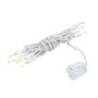 Picture of 10 Light 5.5' White Wire Christmas Mini Lights