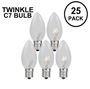 Picture of Clear Twinkle C7 7 Watt Bulbs 25 Pack
