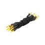 Picture of Non Connectable Yellow Black Wire Mini Lights 20 Light 8.5'