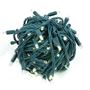 Picture of Coaxial 100 LED Warm White 4" Spacing Green Wire