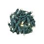 Picture of Coaxial 50 LED Warm White 6" Spacing Green Wire