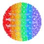 Picture of 150 Rainbow LED 10" Sphere