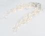 Picture of Clear 100 Light Icicle Lights White Wire Medium Drops
