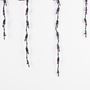 Picture of Purple 100 Light Icicle Lights Black Wire Medium Drops
