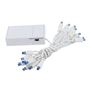 Picture of 20 LED Battery Operated Lights Blue White Wire