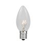 Picture of 100 C9 Christmas Light Set - Clear Bulbs - White Wire