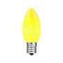 Picture of 100 C9 Ceramic Christmas Light Set - Yellow - White Wire