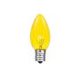 Picture of Yellow Twinkle C7 7 Watt Bulbs 25 Pack