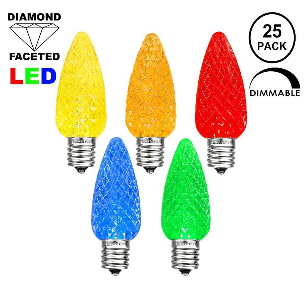 4 SETS OF 4 16 CLEAR BULBS C9 REPLACEMENT BULBS 120 VOLT HOLIDAY TIME NEW