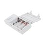 Picture of 50 LED Battery Operated Lights Pure White on White Wire