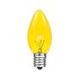 Picture of Yellow Twinkle C9 Bulbs 7 Watt Replacement Lamps 25 Pack