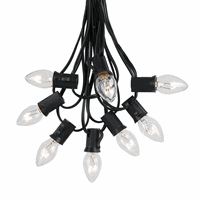 Picture for category C7 Black Wire Outdoor String Light Sets