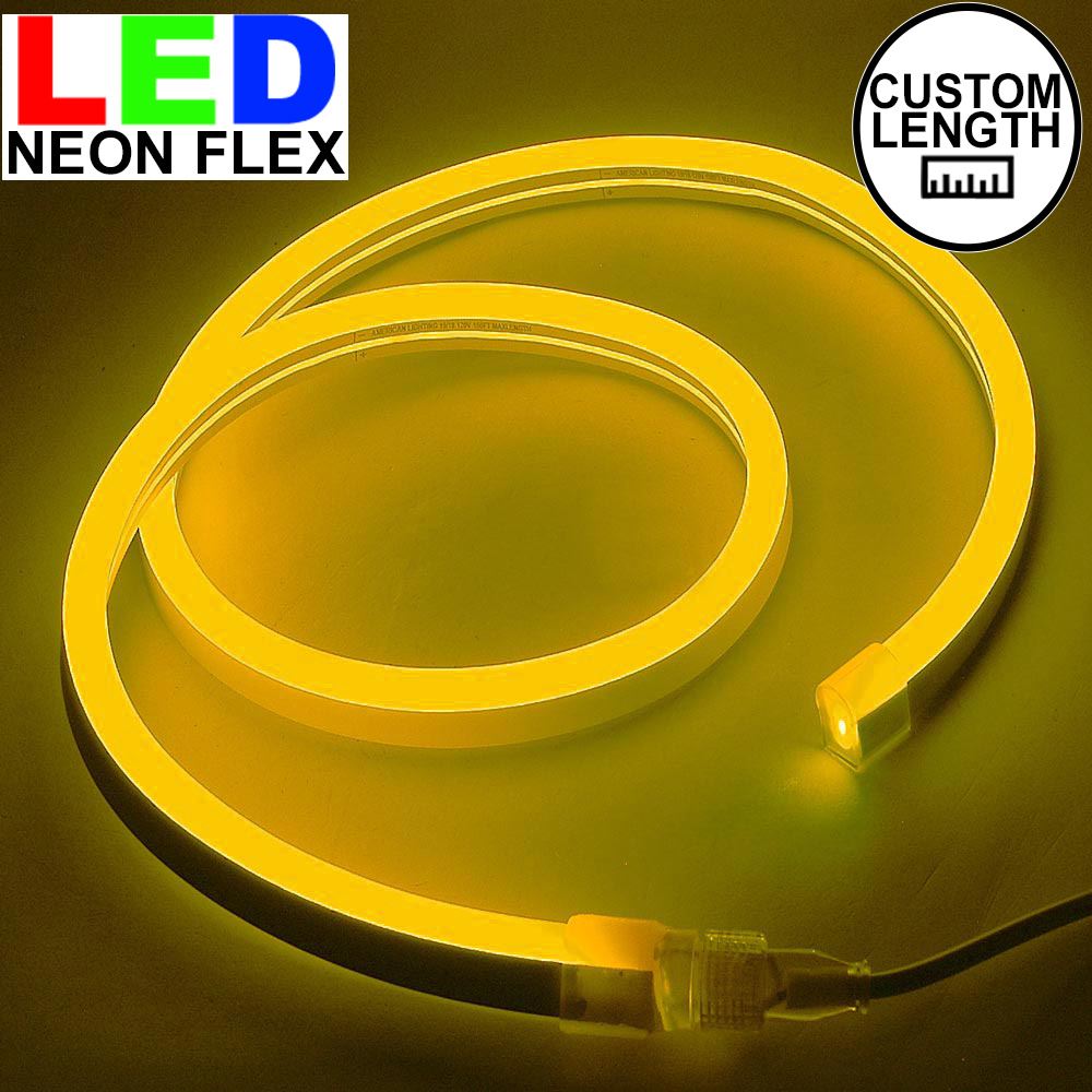 Picture of Amber LED Neon Flex Custom Cut 120v