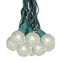 Picture of 25 Warm White Tinsel LED G40 Pre-Lamped String Lights**ON SALE**