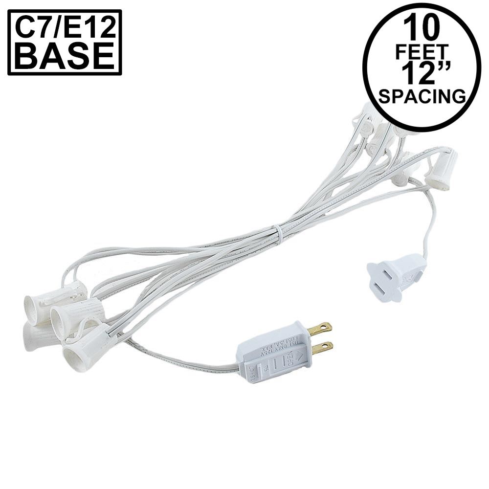 Picture of C7 10' Stringers 12" Spacing White Wire