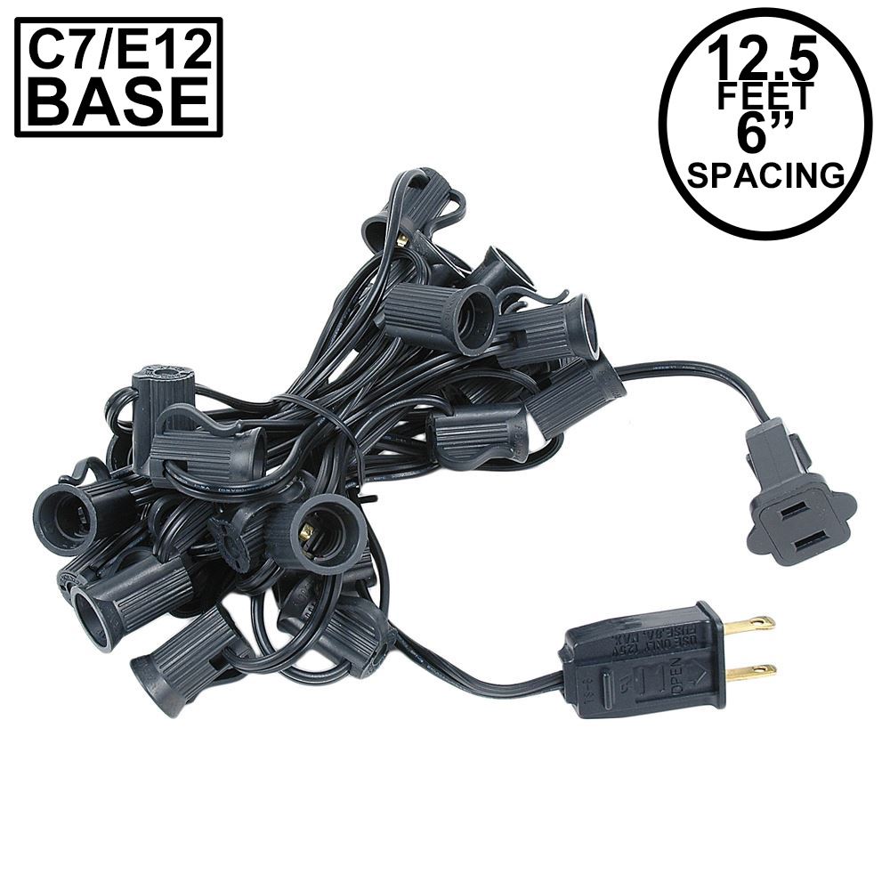 Picture of C7 12.5' Stringers 6" Spacing - Black Wire