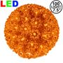 Picture of 100 Orange LED 7.5" Sphere