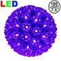 Picture of 100 Purple LED 7.5" Sphere