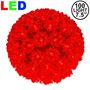 Picture of 100 Red LED 7.5" Sphere