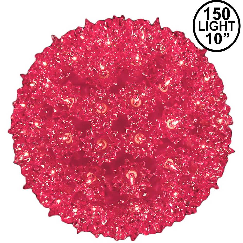 Picture of Pink 150 Light Starlight Sphere 10"