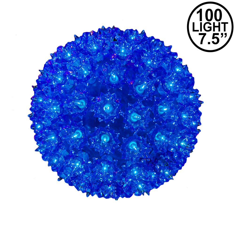 Picture of Blue 100 Light Starlight Sphere 7.5"