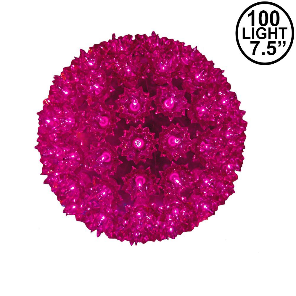 Picture of Purple 100 Light Starlight Sphere 7.5"