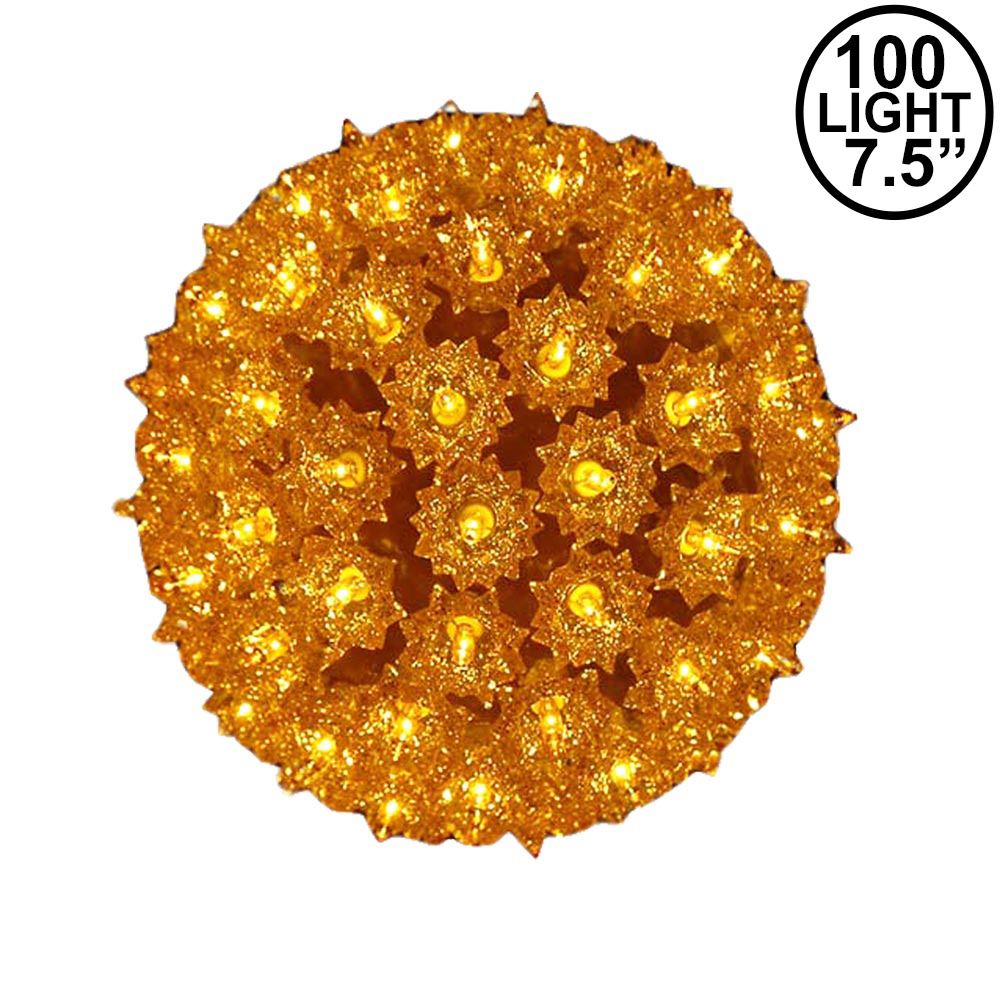 Purple Novelty Lights 100 Light Outdoor Christmas LED Starlight Sphere 7.5 Diameter