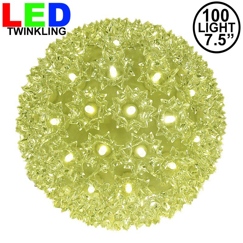 Picture of 100 Twinkle LED 7.5" Sphere