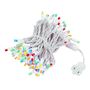 Picture of Commercial Grade Wide Angle 100 LED Multi 34' Long White Wire