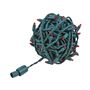 Picture of Coaxial 100 LED Red 6" Spacing Green Wire