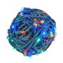 Picture of Coaxial 100 LED Multi 6" Spacing Green Wire