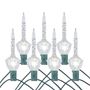 Picture of Clear with Clear Base Bubble Light Set 7 Lamps