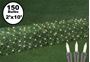Picture of 2' x 10' Super Bright Clear Net Lights - Brown Wire