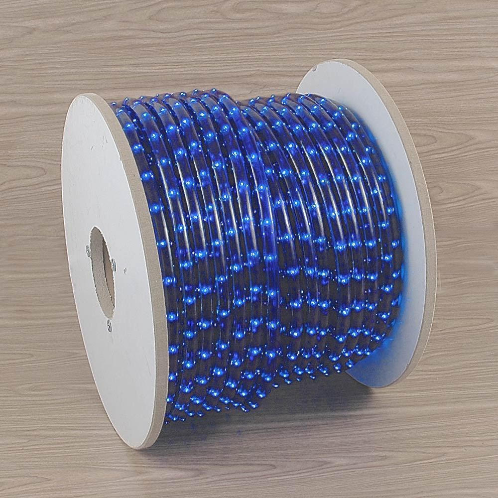 Connectable Indoor Outdoor Waterproof Blue LED Rope Lights 10' 25 50 100 150ft 