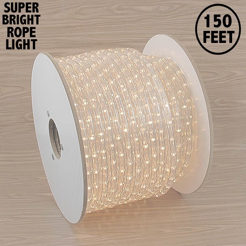 Picture of 150 Ft Clear Rope Light Spool 1/2" 120 Volt 