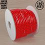 Picture of 150 Ft Red Rope Light Spool 1/2" 120 Volt