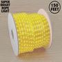 Picture of 150 Ft Yellow Rope Light Spool 1/2" 120 Volt