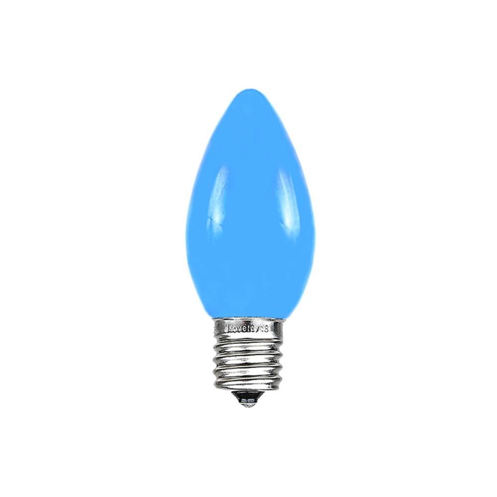 Blue LED C7 Ceramic Christmas Bulbs Novelty Lights