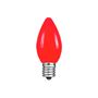 Picture of C7 - Red - Ceramic (plastic) LED Replacement Bulbs - 25 Pack