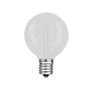 Picture of Pure White LED G50 Plastic Filament LED Globe Bulbs - 25pk