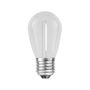 Picture of Pure White S14 LED Plastic Filament Medium Base e26 Bulbs  - 25pk