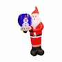 Picture of 7.5' Inflatable Santa with Snow Globe