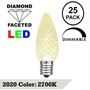 Picture of Warm White C7 LED Replacement Bulbs 25 Pack