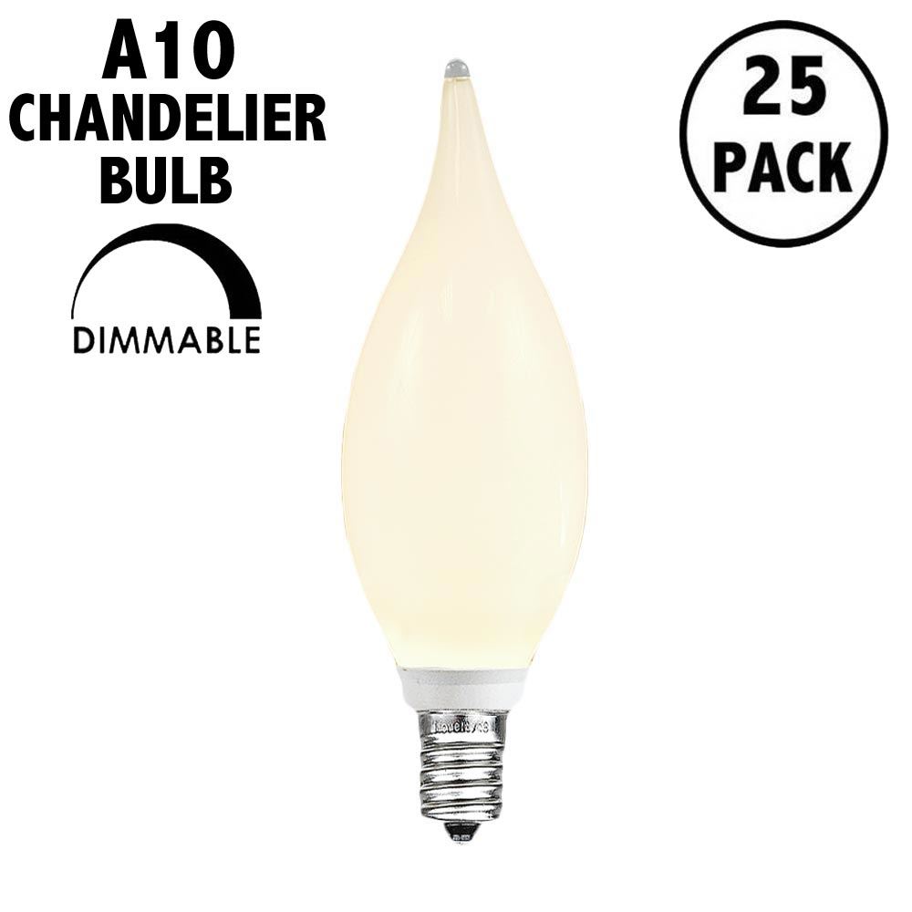 A10 Led Frosted Chandelier Light Bulbs, Frosted Glass Chandelier Bulbs