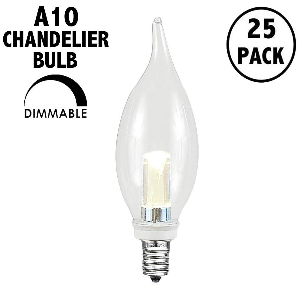 2 FEIT Electric 40-Watt Dimmable CA10 Frosted White LED Bulbs w//Candeabra Base