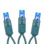 Picture of Coaxial 50 LED Blue 4" Spacing Green Wire