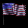 Picture of 22" American Flag LED Rope Light Motif