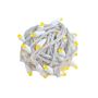 Picture of Commercial Grade Wide Angle 50 LED Yellow 25' Long White Wire